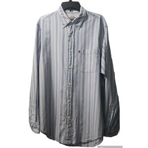 Ralph Lauren Jeans Company Striped Button‎ Down Shirt Long Sleeve L